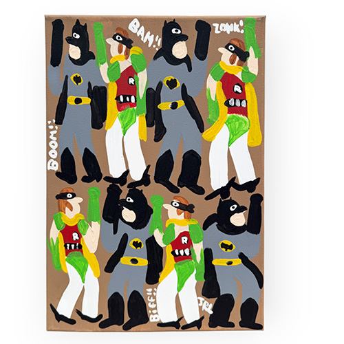 Rik Long 12x16 Batman & Robin WP6494